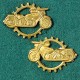 Эмблема Мотоциклетных подразделений и частей РККА, обр.1935 г.